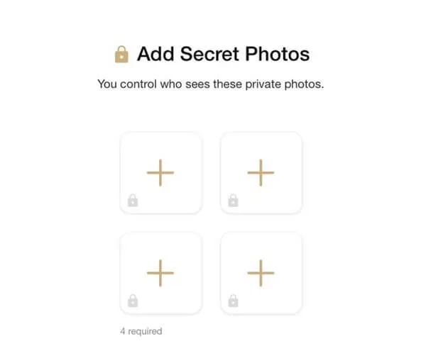 Add Secret Photos On Secret Benefits