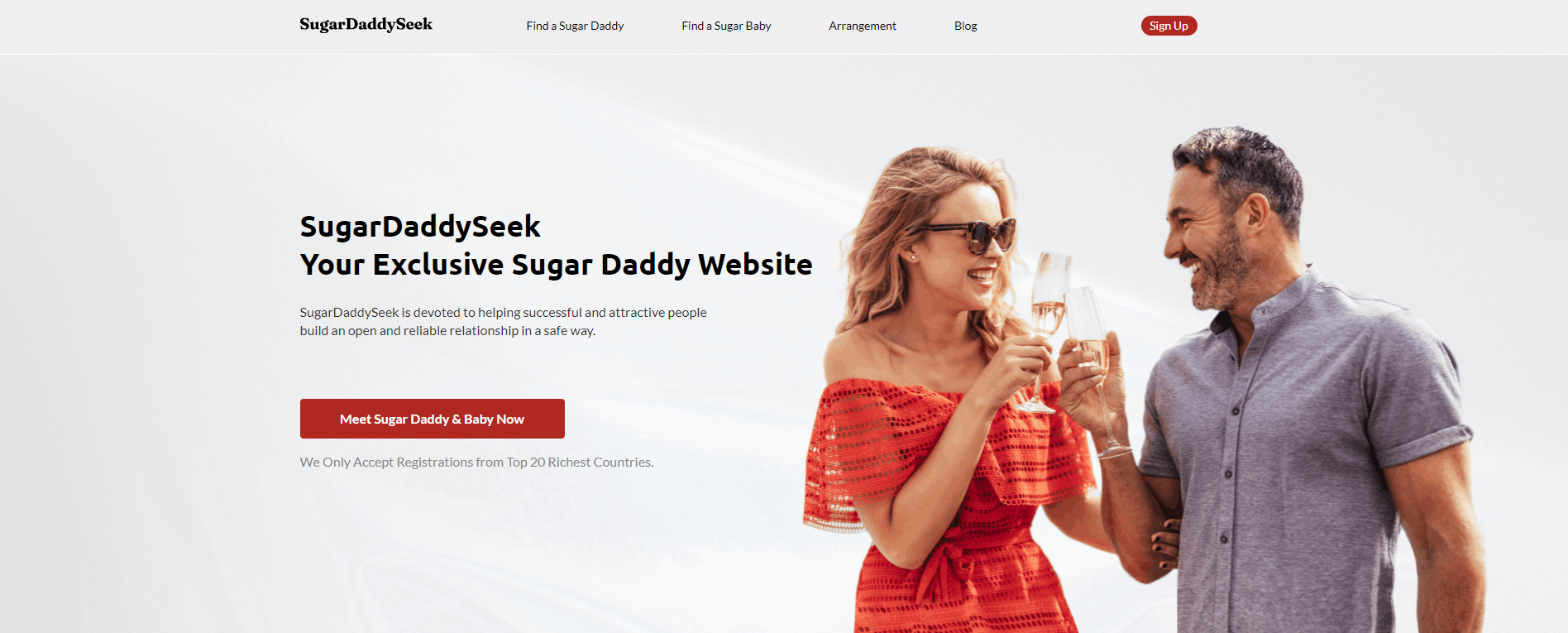 SugarDaddySeek - The Most Reliable Anonymous Sugar Baby Website